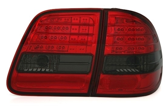 LED Rückleuchten für Mercedes S210 in Rot Smoke