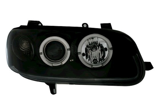 Angel Eyes Scheinwerfer für Opel Omega B in Schw. 