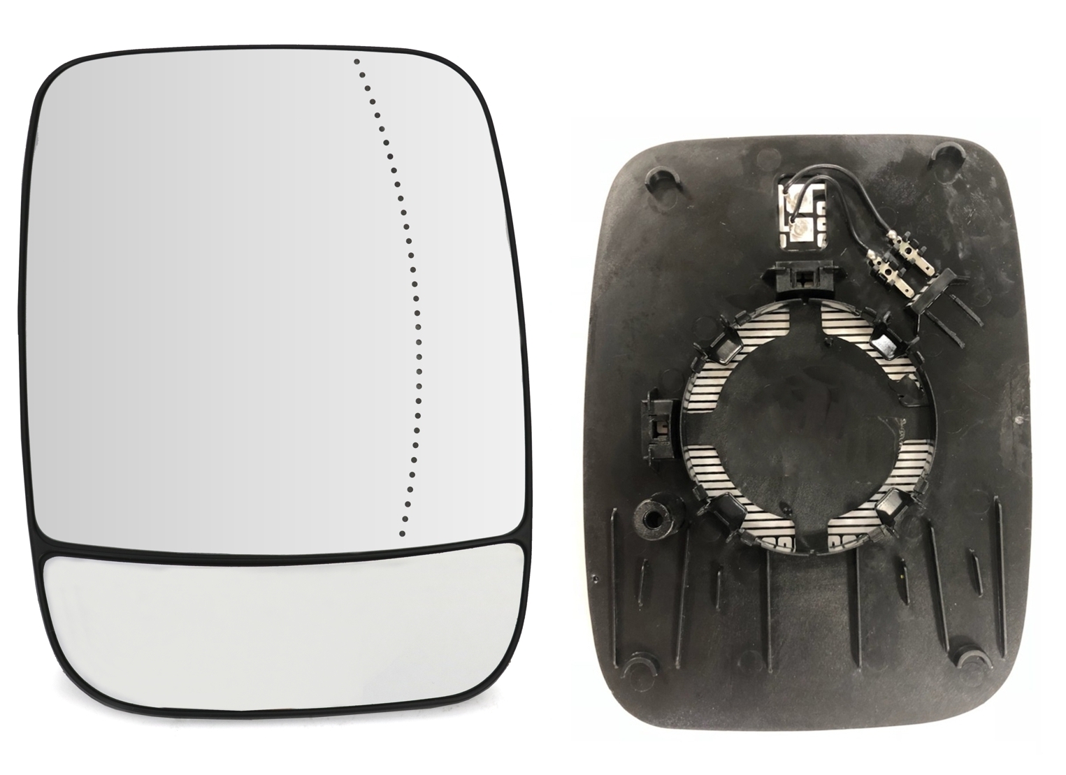 Spiegelglas für Opel Renault Fiat Nissan / rechts