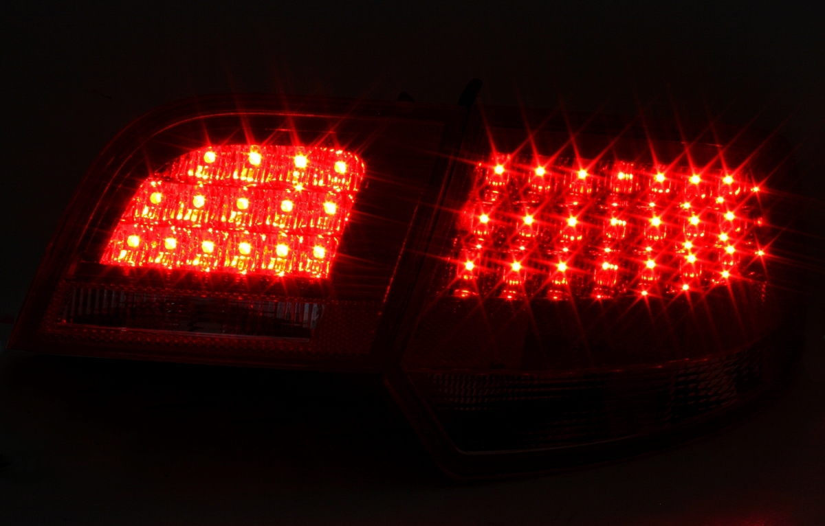 LED Rückleuchten für Audi A3 8PA in Rot-Weiss
