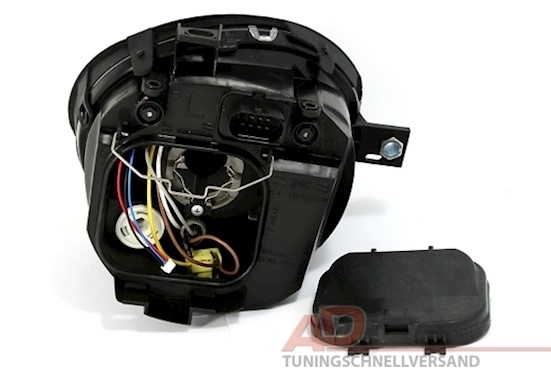 Scheinwerfer H4 für VW Lupo in Schwarz  / Links   