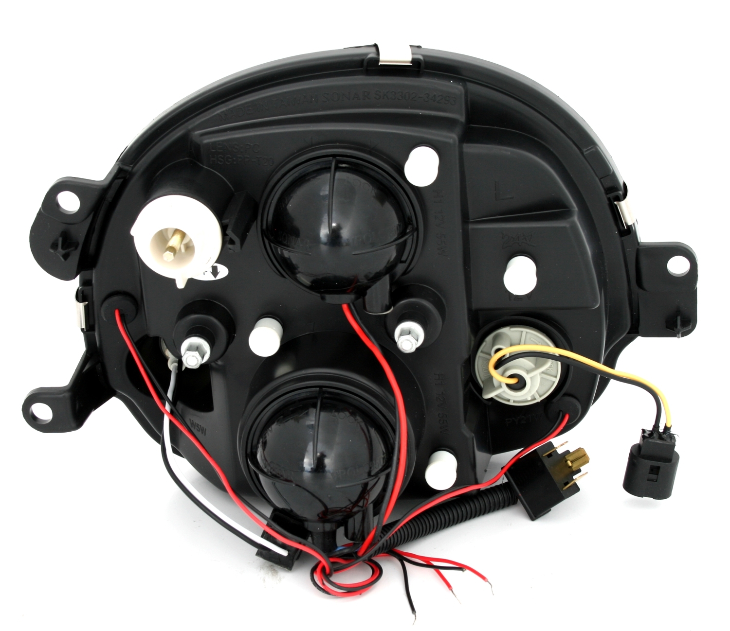 Angel Eyes Scheinwerfer Renault Twingo in Chrom   