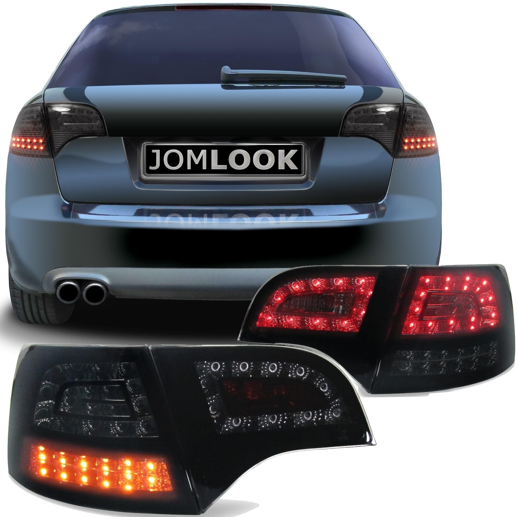 JOM LED Rückleuchten für Audi A4 B7 Avant /Schwarz
