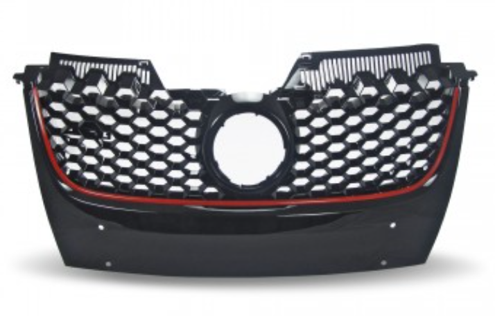 Kühlergrill für VW Golf 5, mit roter Umrandung
