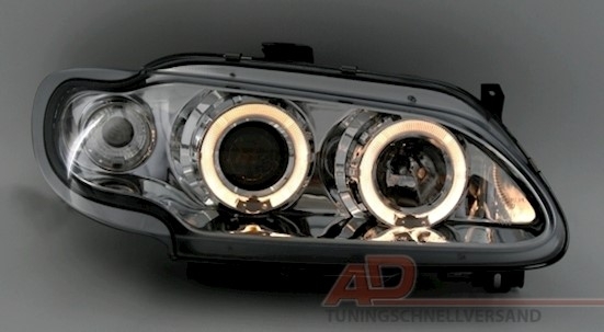 Angel Eyes Scheinwerfer für Renault Megane in Chro