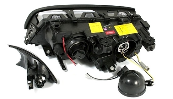 Angel Eyes Scheinwerfer für 3er BMW E46 in Chrom