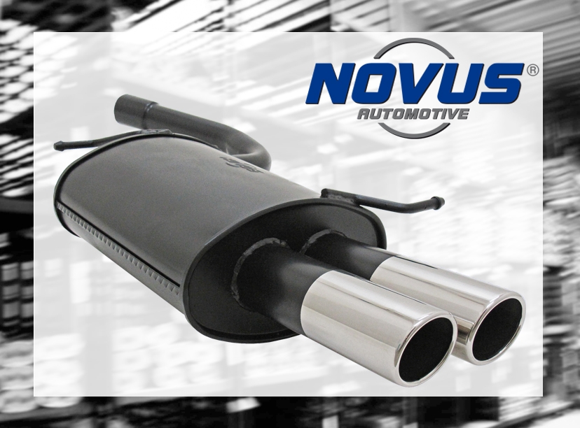 NOVUS ESD für Audi A4 8E 2x76mm SR-Design
