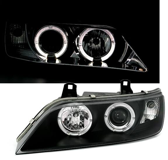 Angel Eyes Scheinwerfer für BMW Z3 in Schwarz     