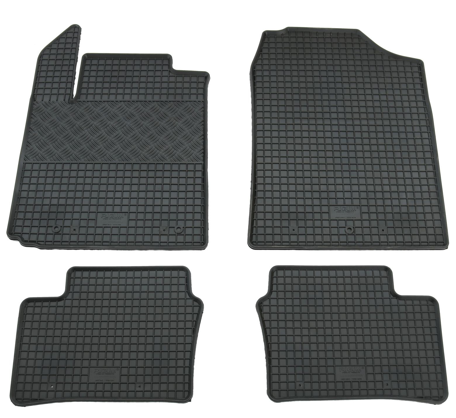 Gummi Fußmatten für Kia Picanto 3