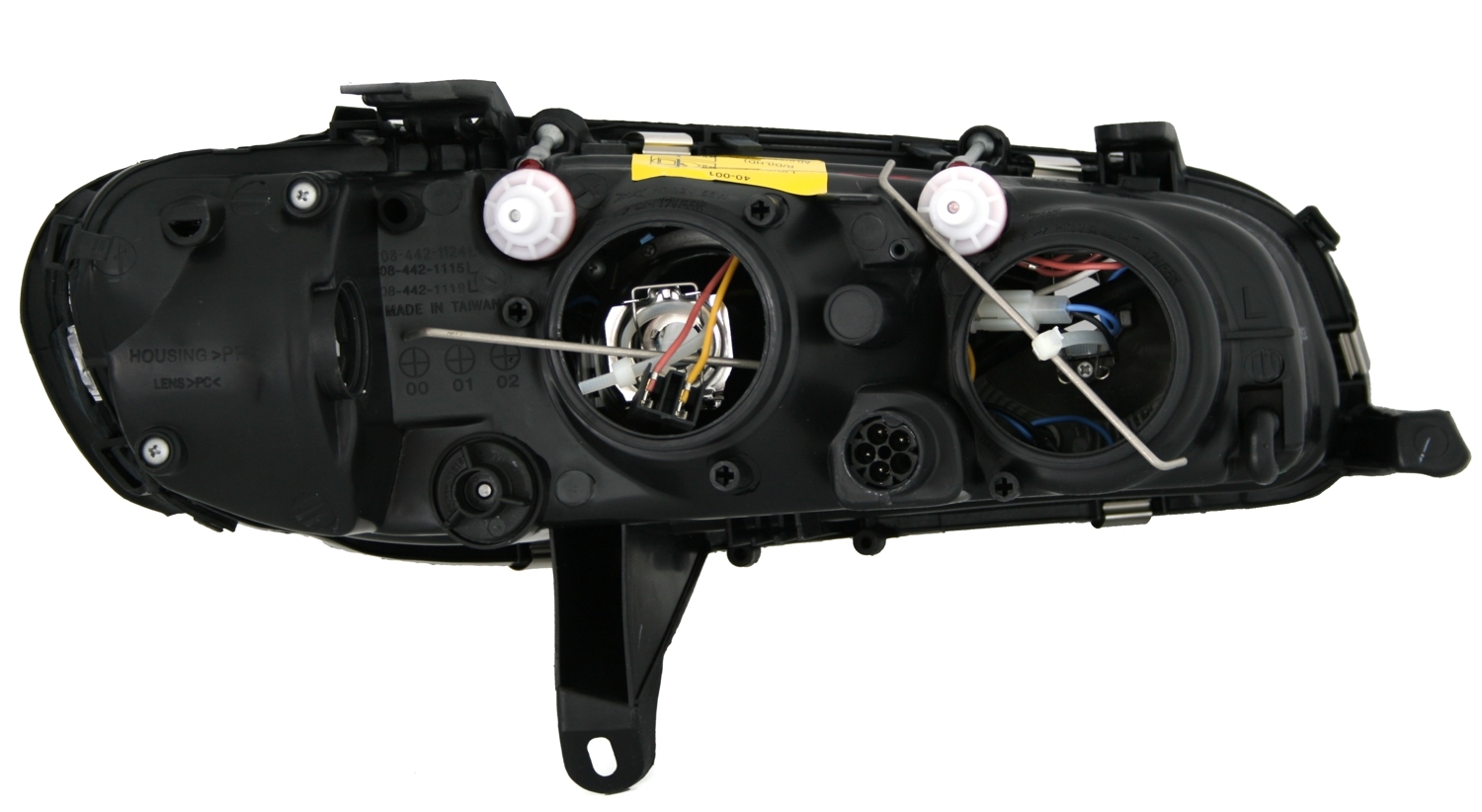 Scheinwerfer für Opel Omega B in Klarglas / links