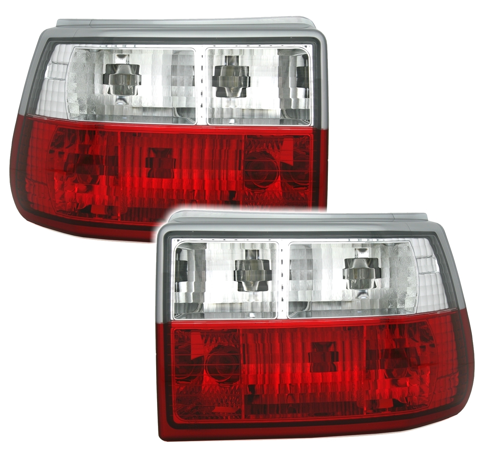 Rückleuchten für Opel Astra F Limo in Rot Weiss