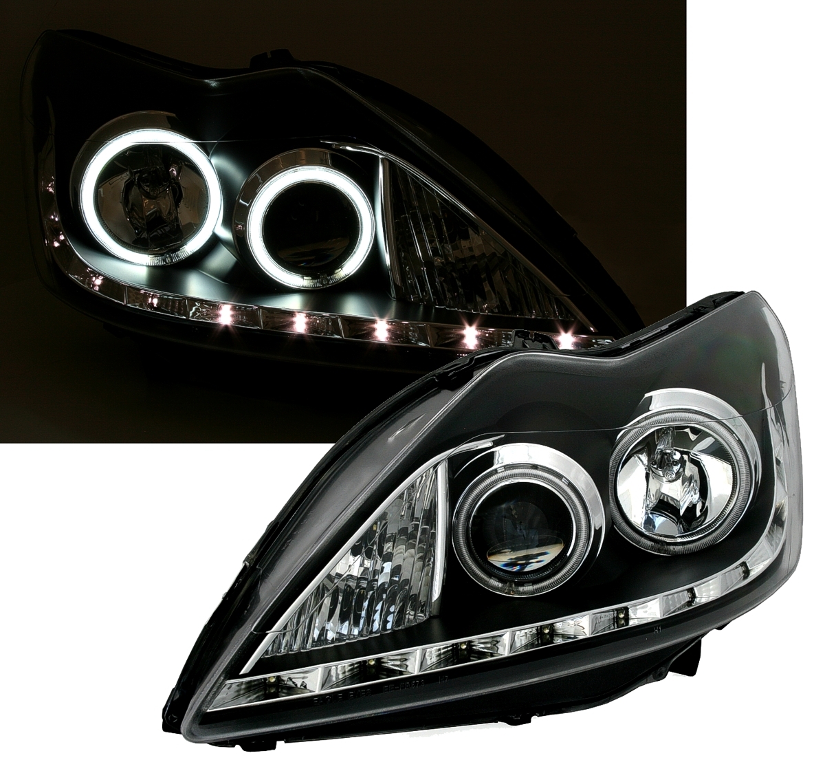 CCFL Angel Eyes Scheinwerfer für Ford Focus 2