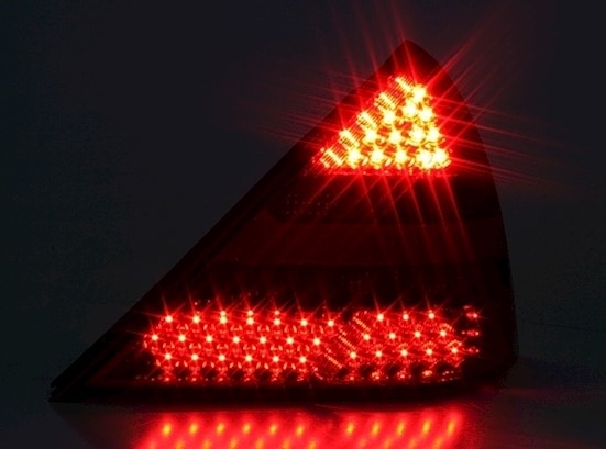 LED Rückleuchten für Mercedes SLK in Rot-Schwarz