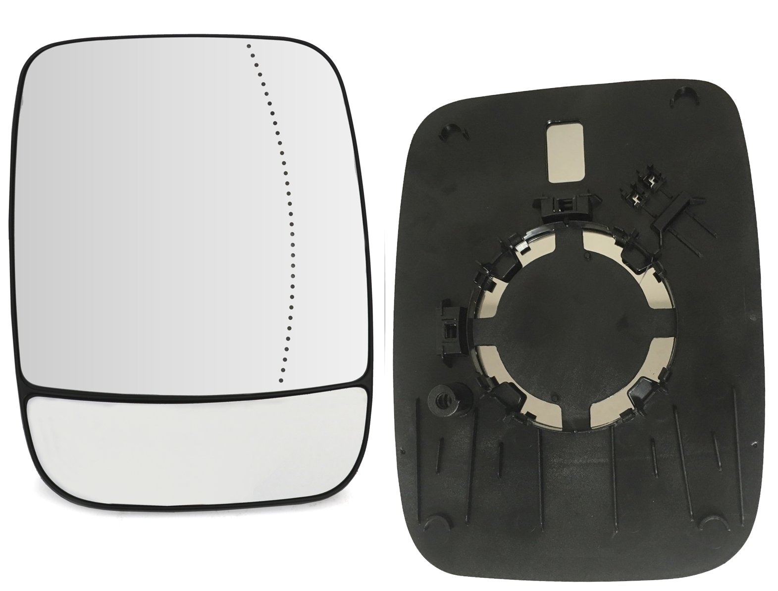 Spiegelglas für Opel Renault Fiat Nissan / rechts