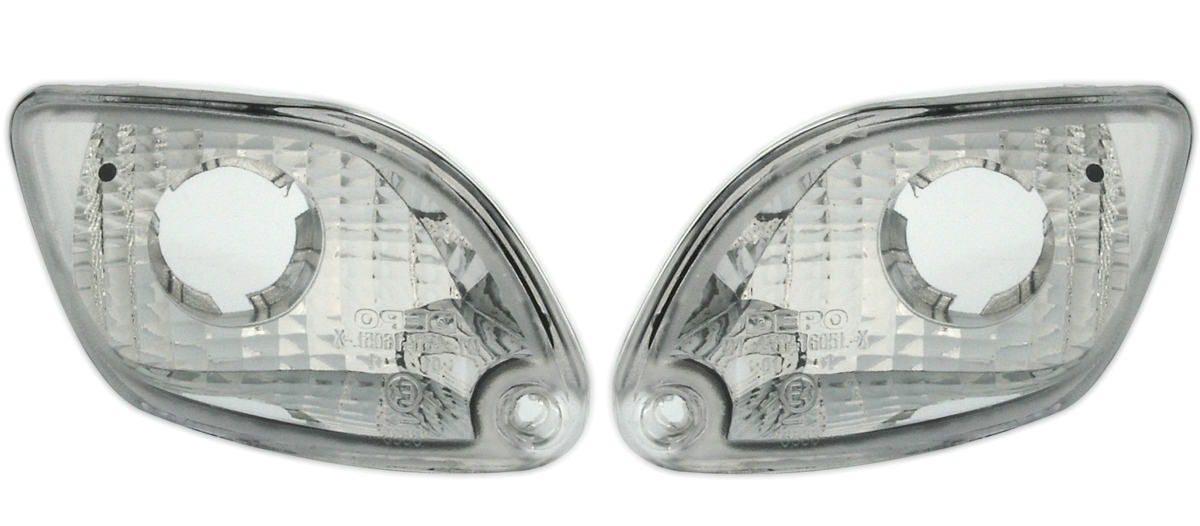 Frontblinker für Ford Focus MK1 in Klarglas Chrom 