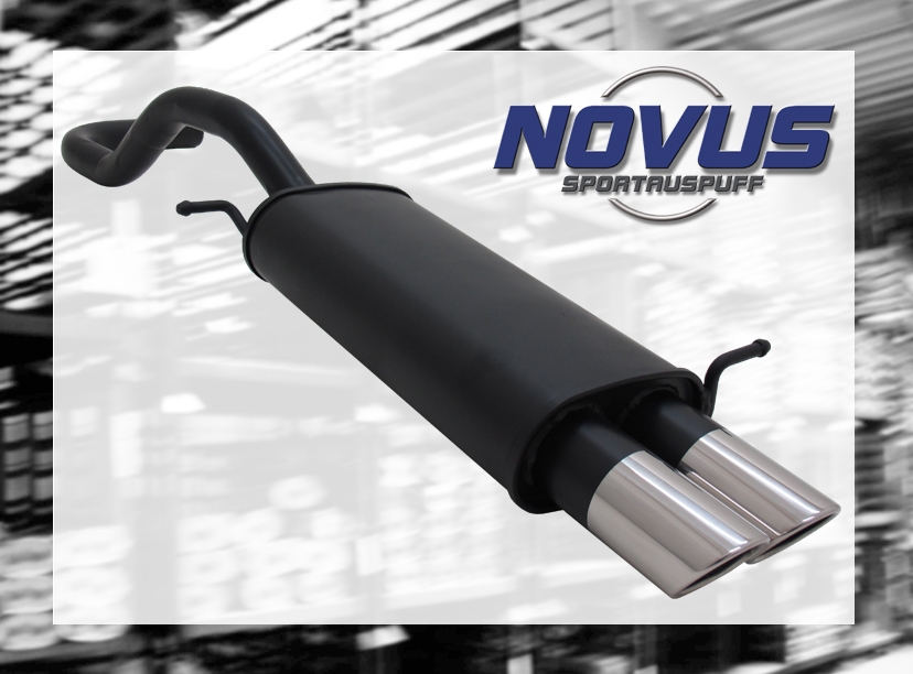 NOVUS ESD für Seat Ibiza 6K 2x76mm SR-Design