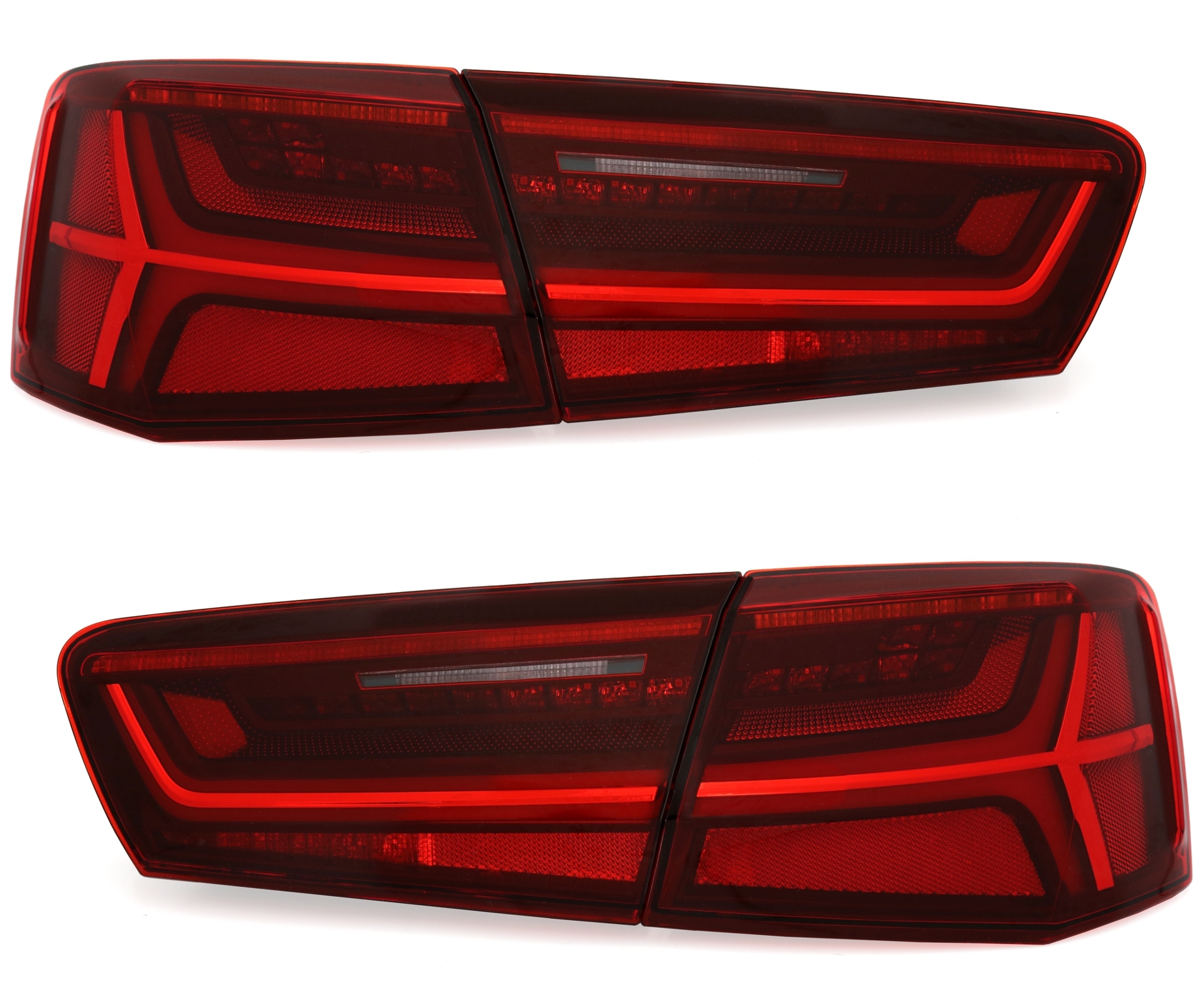 LED Rückleuchten Set für Audi A6 C7 Limo in Rot
