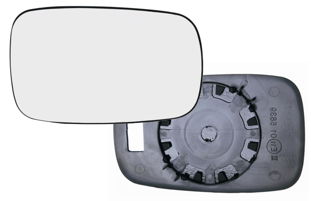 Spiegelglas für Renault Clio 3 + Laguna 2 / rechts