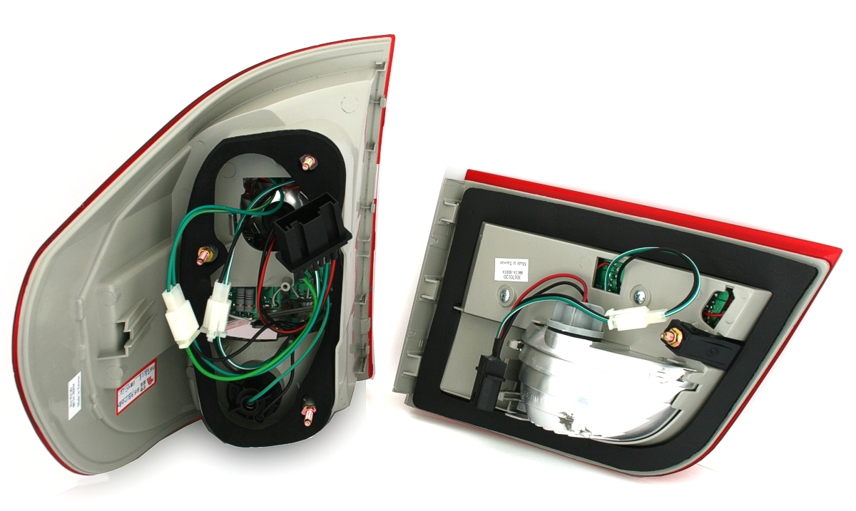 LED Rückleuchten für BMW X5 E70 in Rot-Weiß