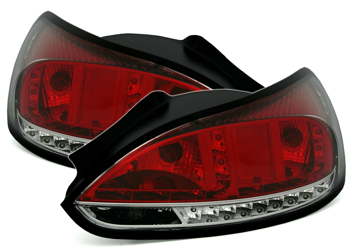 LED Rückleuchten für VW Scirocco 3 in Rot-Weiß