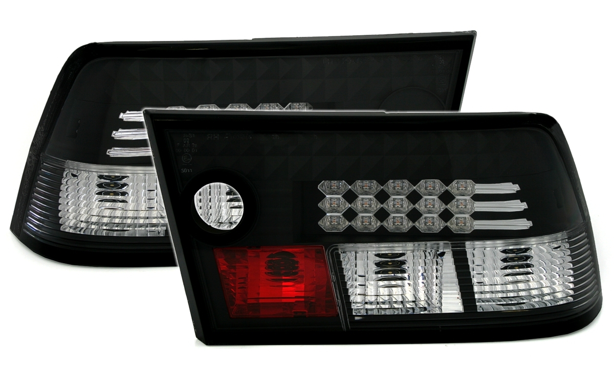 LED Rückleuchten für Opel Calibra in Schwarz
