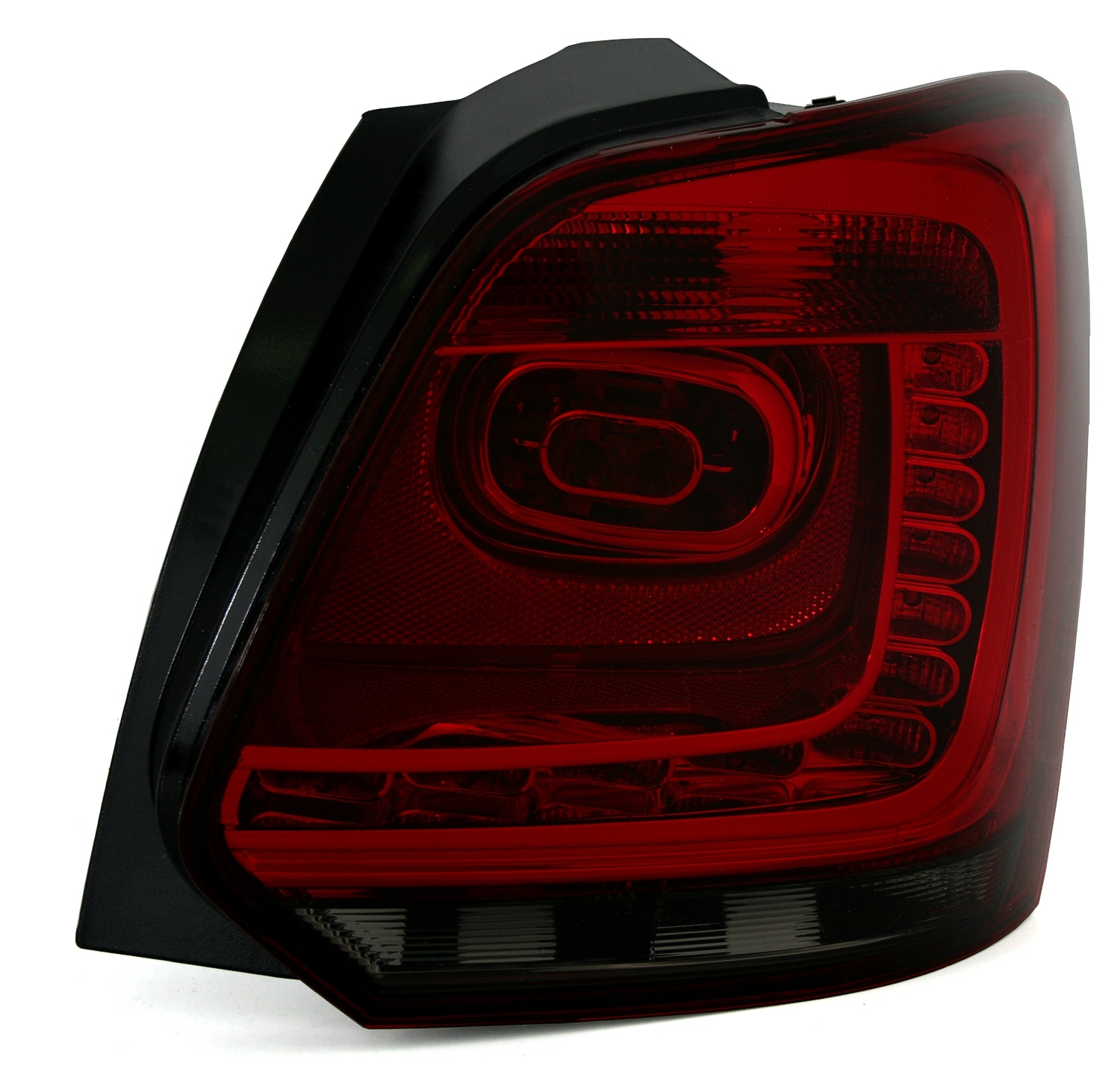 LED Rückleuchten für VW Polo 6R in Rot-Smoke