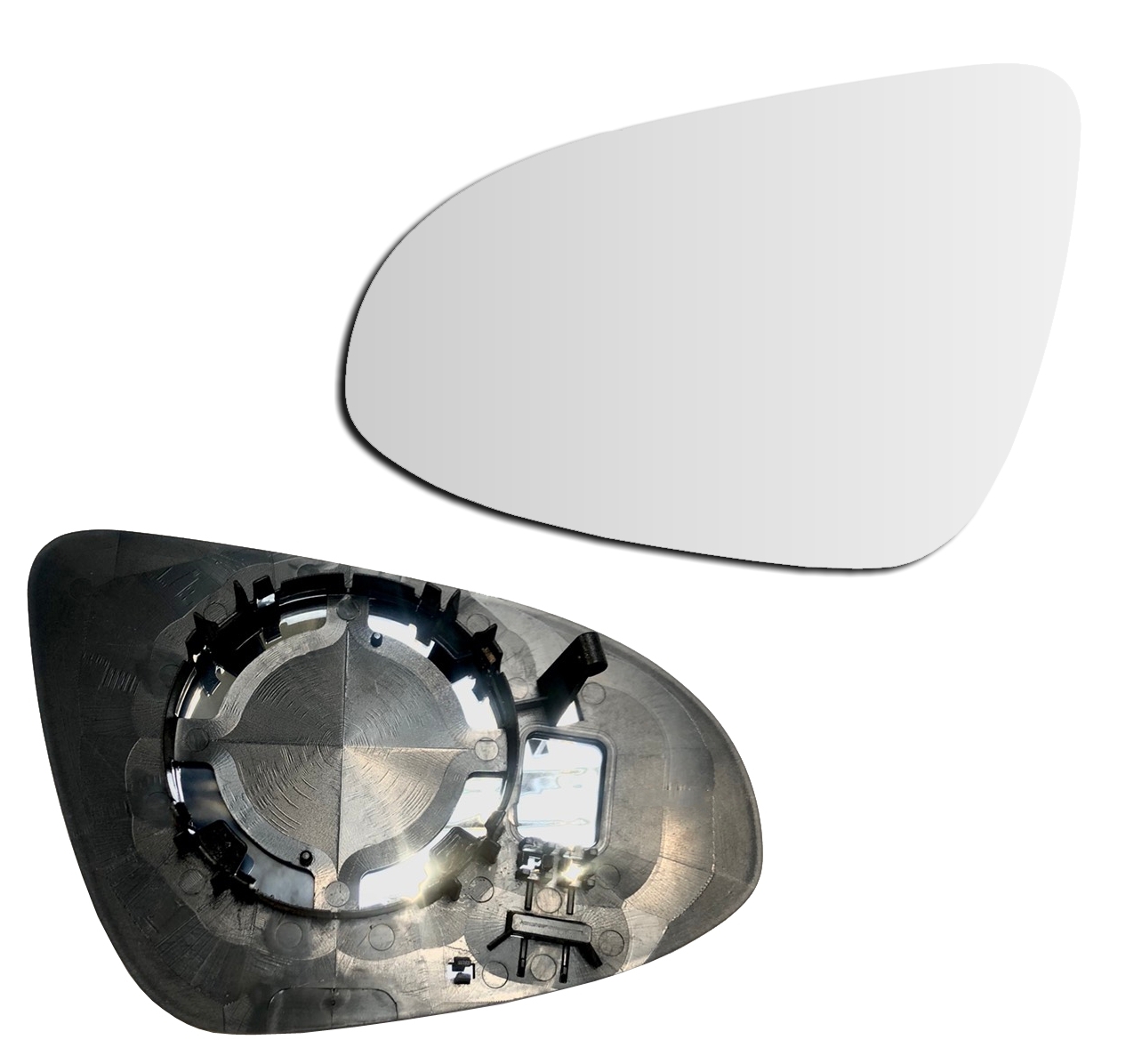 Spiegelglas für Citroen C1 + Peugeot 108 / links