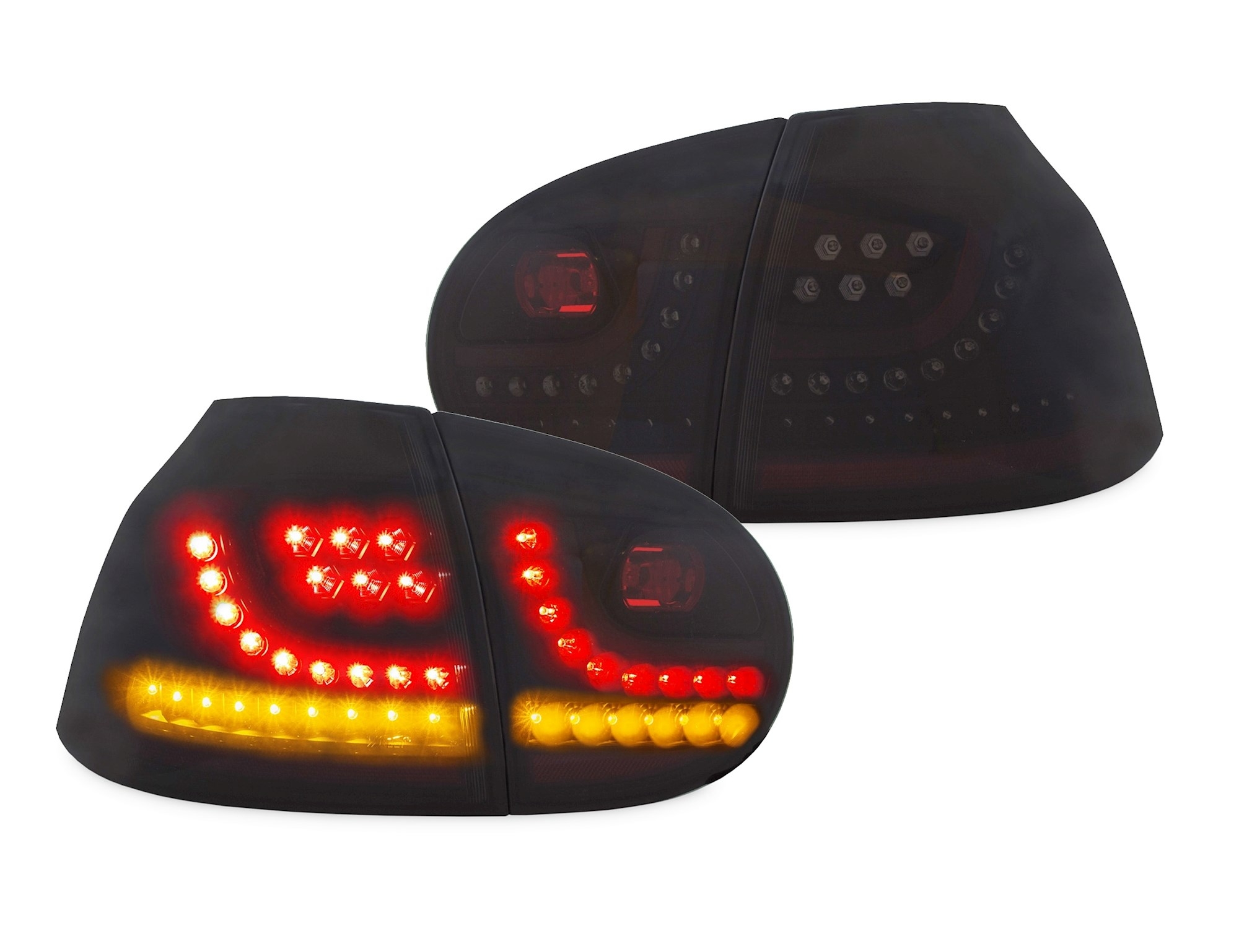 JOM LED Rückleuchten Set für VW Golf 5 in Schwarz