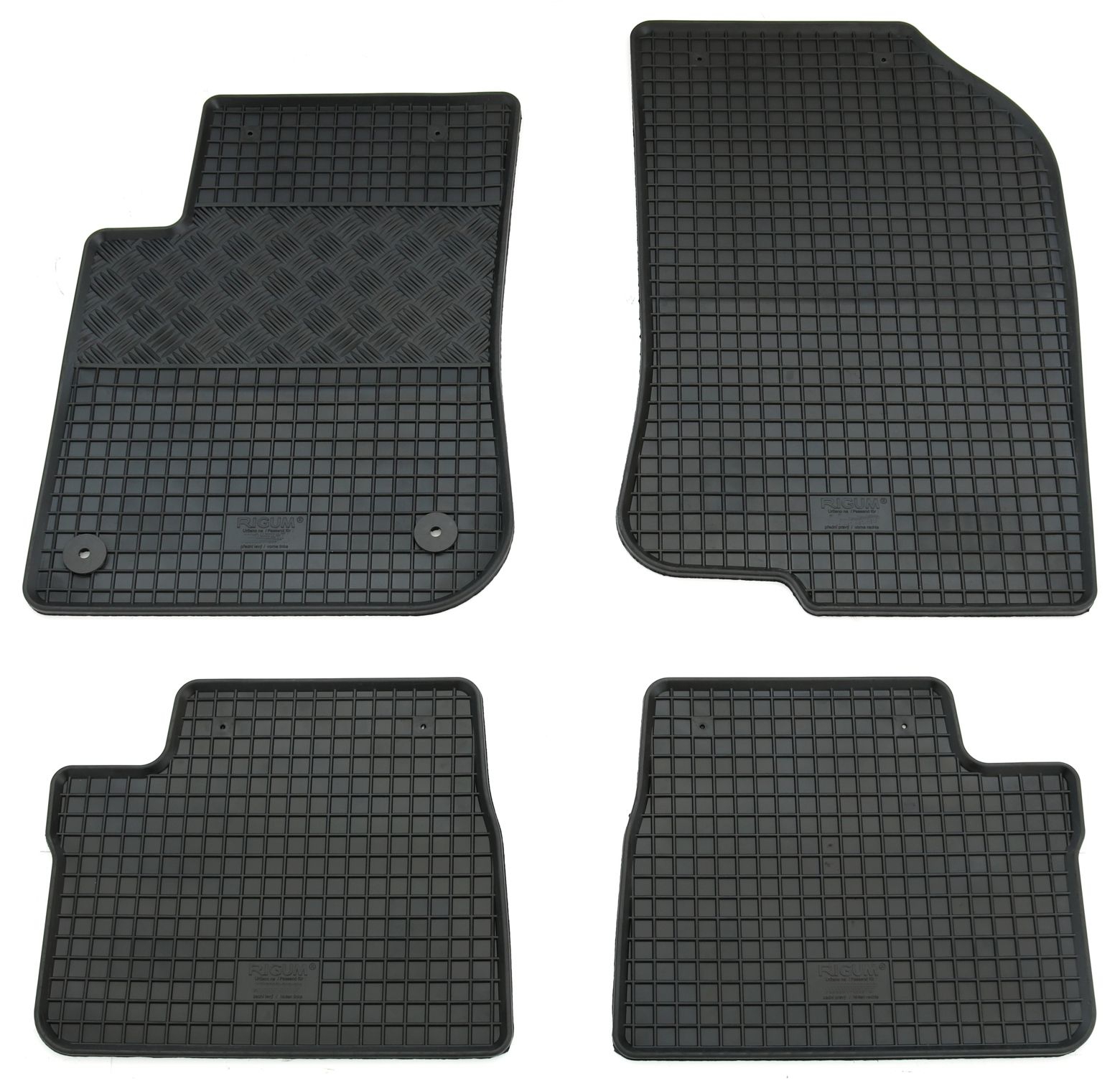 Gummi Fußmatten für Peugeot 208 + 2008