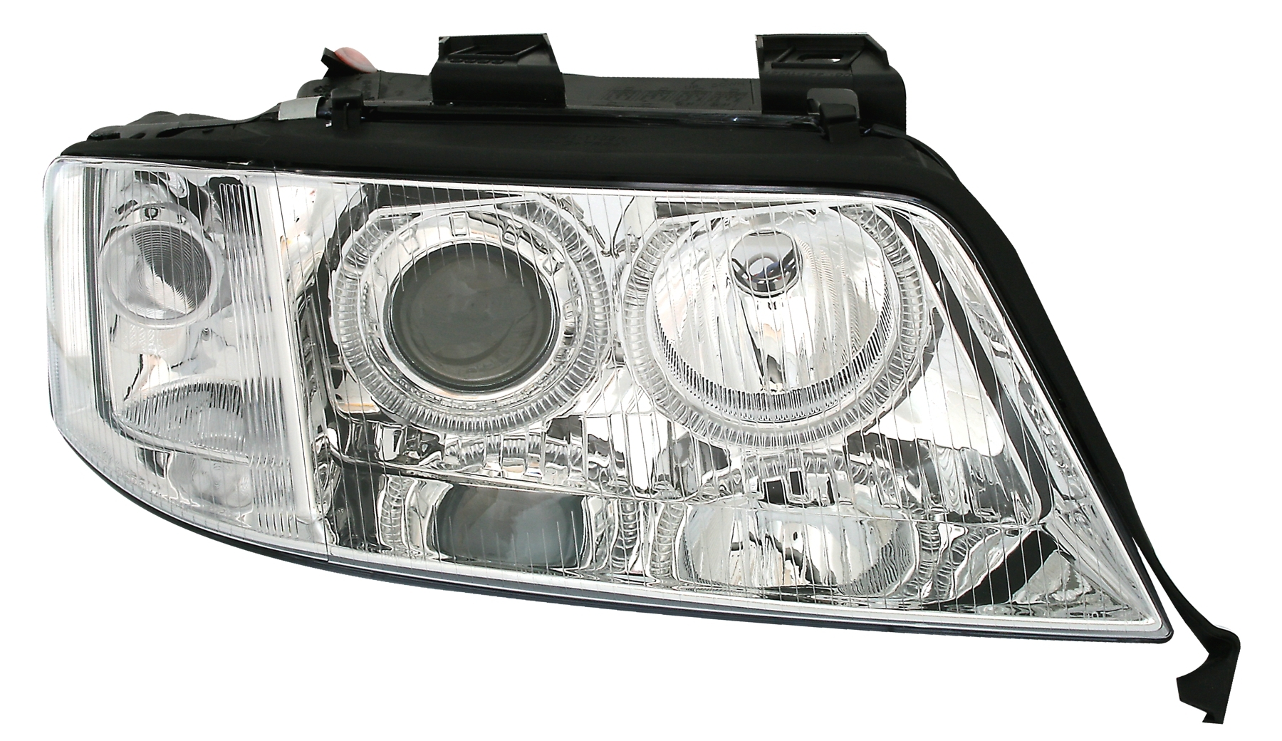 Angel Eyes Scheinwerfer für Audi A6 4B in Chrom