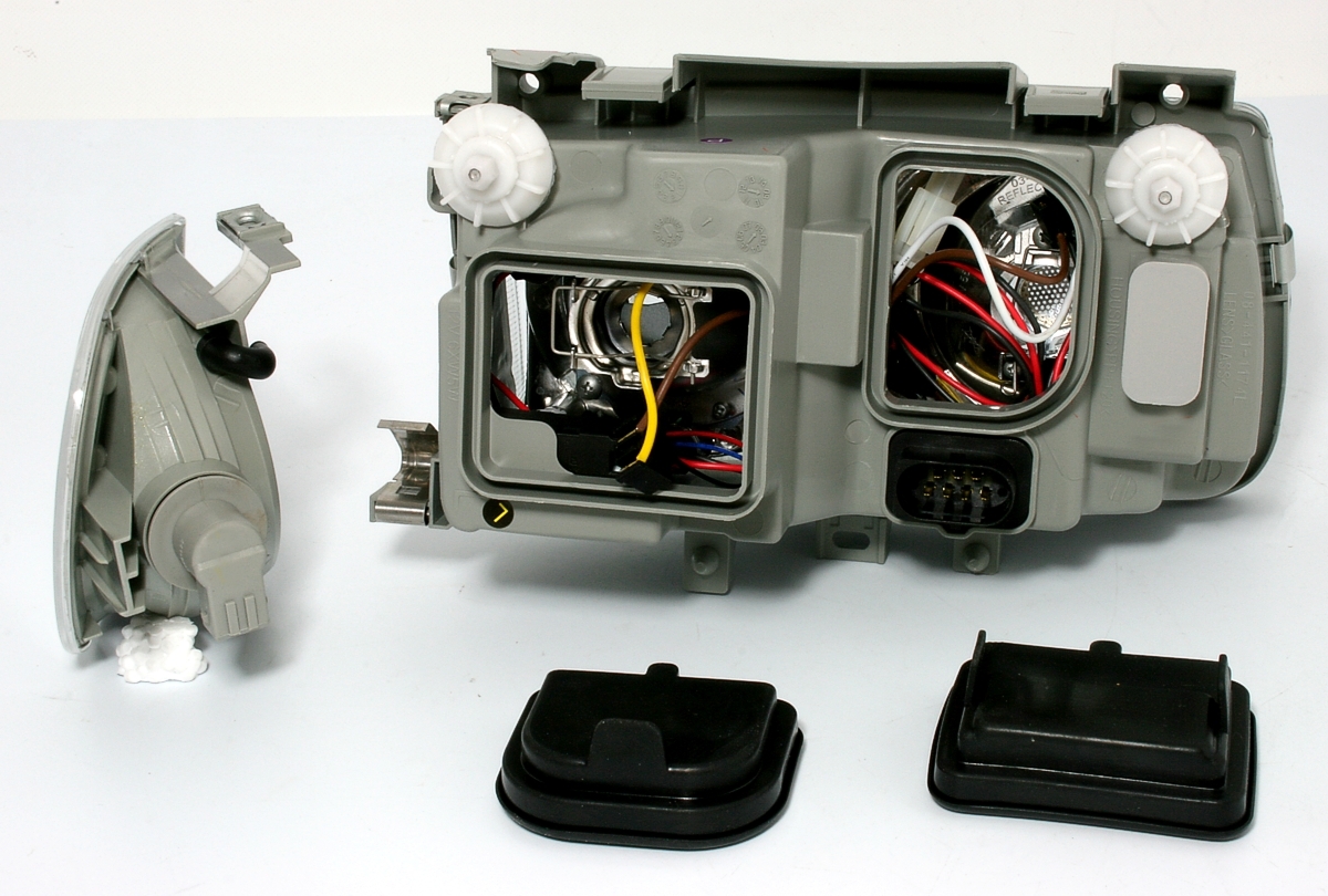 Angel Eyes Scheinwerfer für VW Polo 6N in Chrom