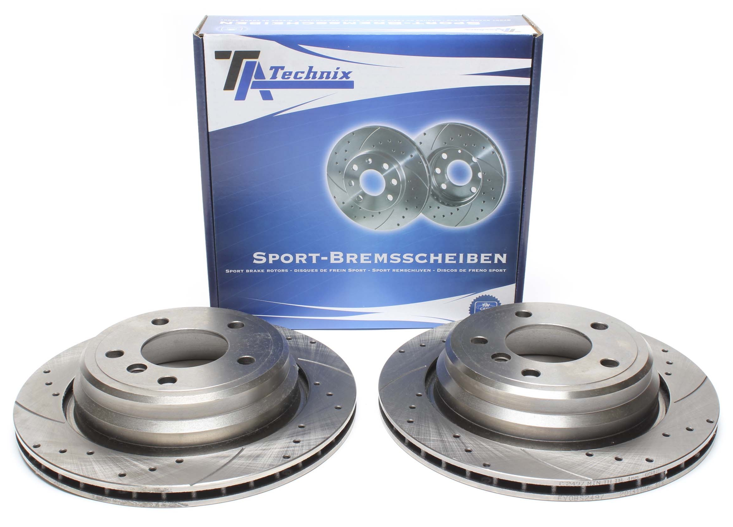 TA-Technix Sport Bremsscheiben Satz / HA