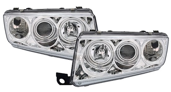 CCFL Angel Eyes Scheinwerfer für Skoda Fabia