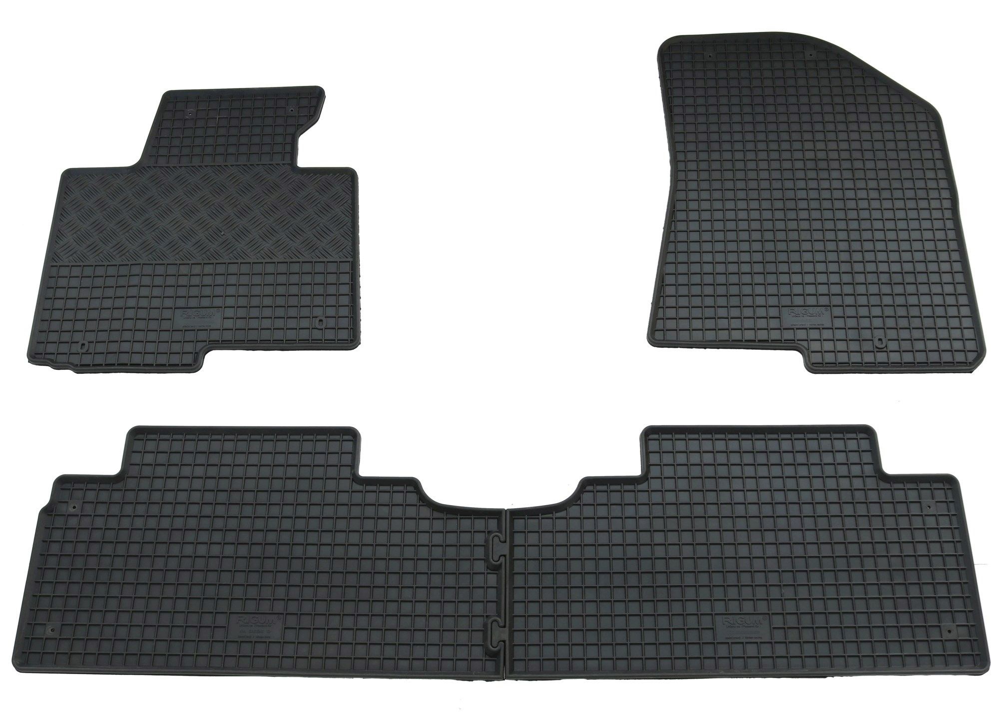 Gummi Fußmatten für Kia Carens IV