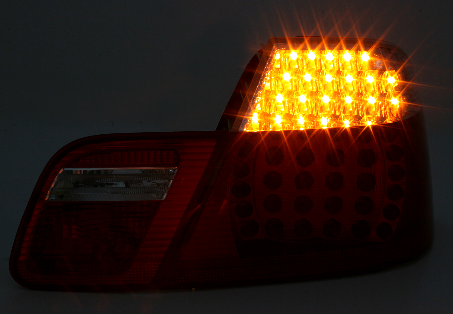 LED Rückleuchten für 3er BMW E46 Coupe in RotSmoke