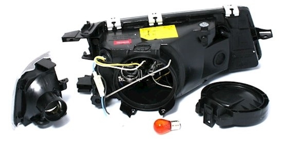 Angel Eyes Scheinwerfer für Opel Vectra A in Schw.