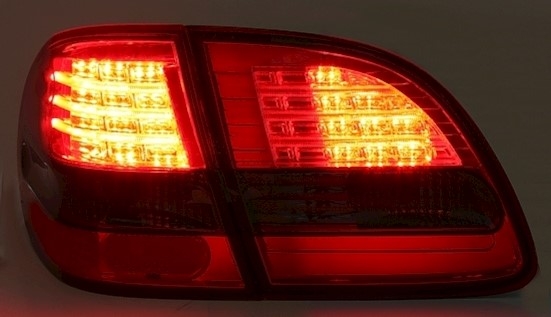 LED Rückleuchten Mercedes W211 T in Smoke
