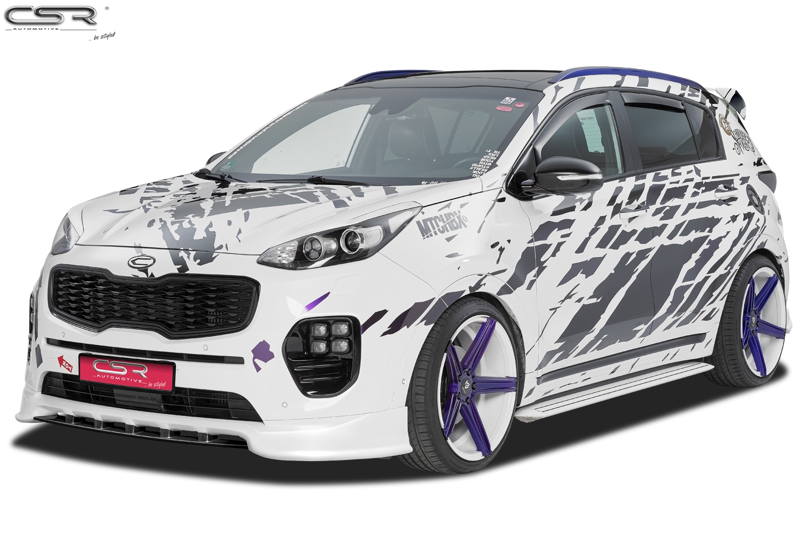 CSR Scheinwerferblenden für Kia Sportage 4 Typ QL