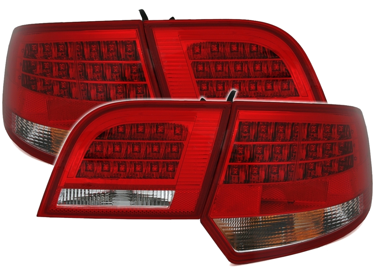 LED Rückleuchten für Audi A3 8PA in Rot-Weiss