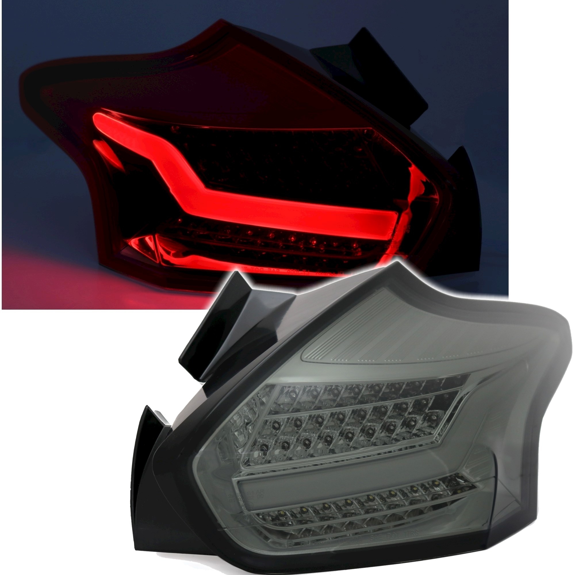 LED Rückleuchten für Ford Focus MK3 in Smoke