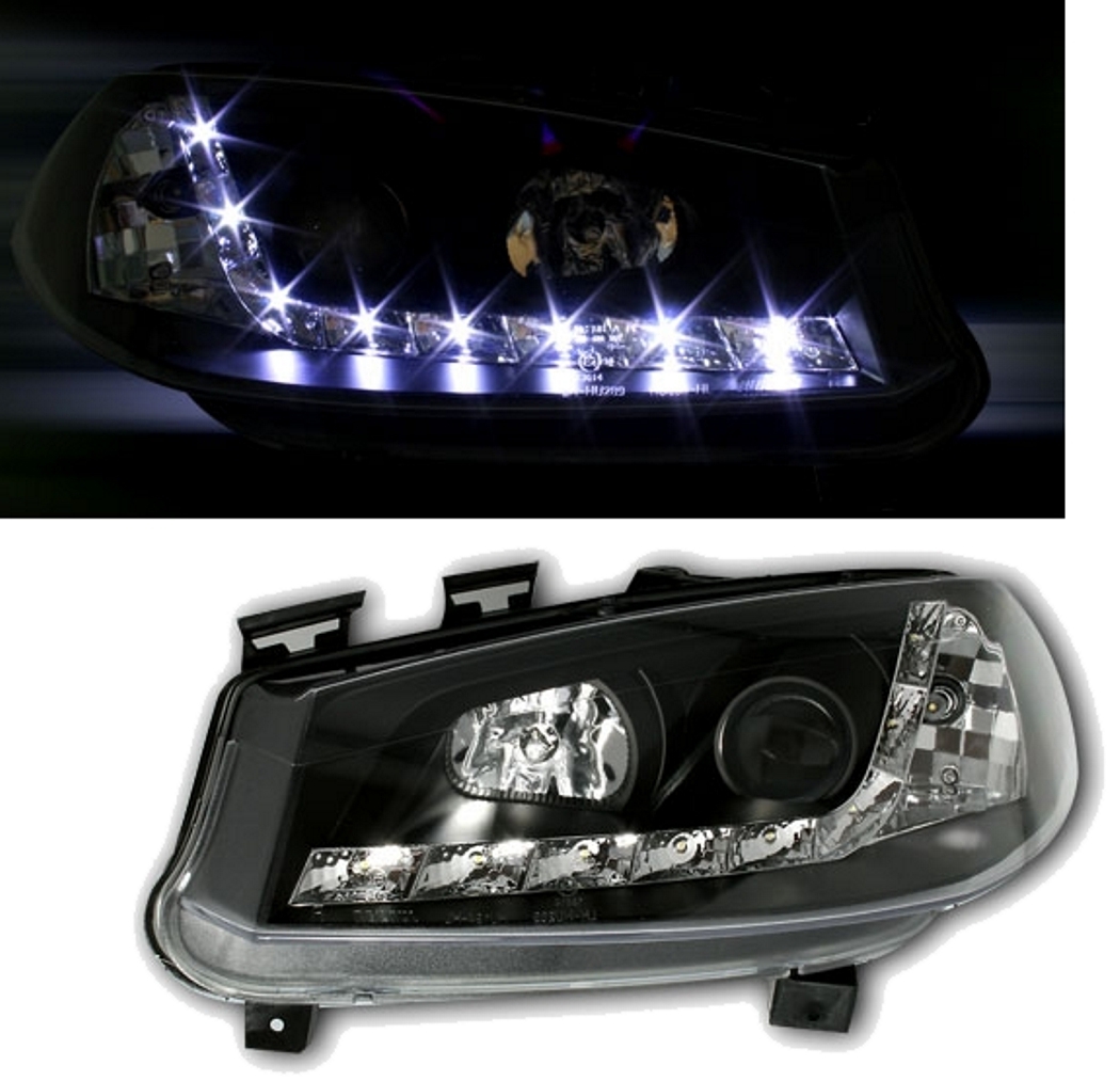 Scheinwerfer für Renault Megane 2 in Schw.