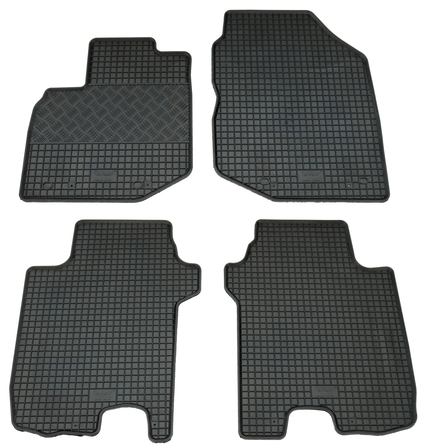 Gummi Fußmatten für Honda Jazz 2