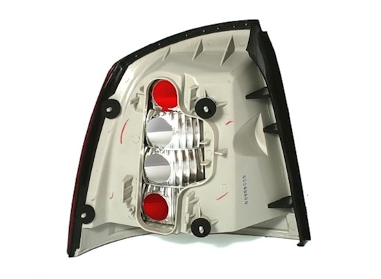 Rückleuchten Set für Opel Astra G Limo in Rot-Weiß