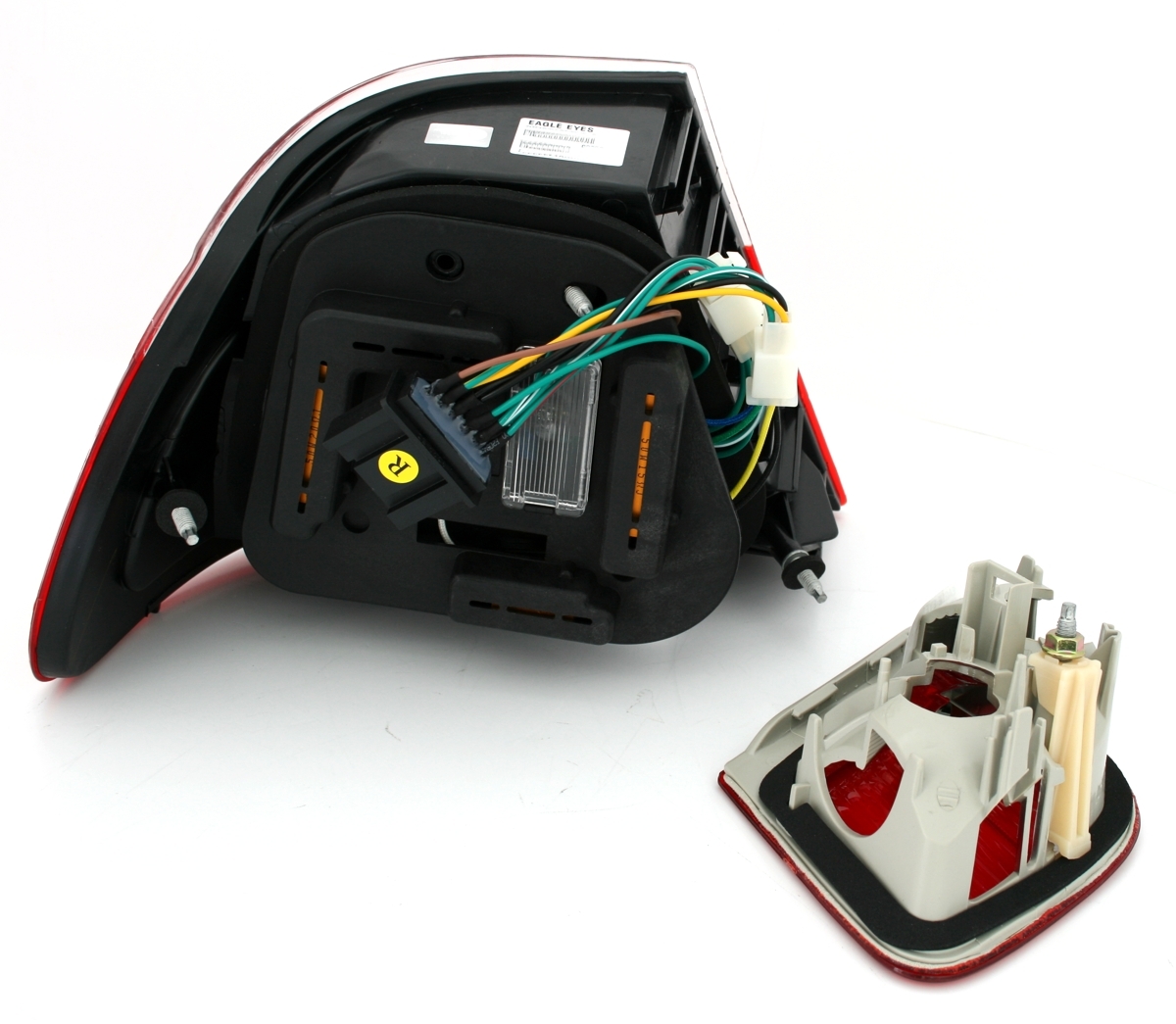 LED Rückleuchten für 3er BMW E46 in Rot-Weiß LLB