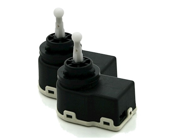 Scheinwerfer mit LED für Peugeot 207 in Schwarz