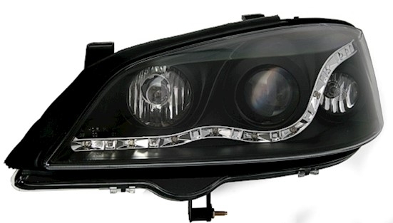 Scheinwerfer für Opel Astra G in Schwarz
