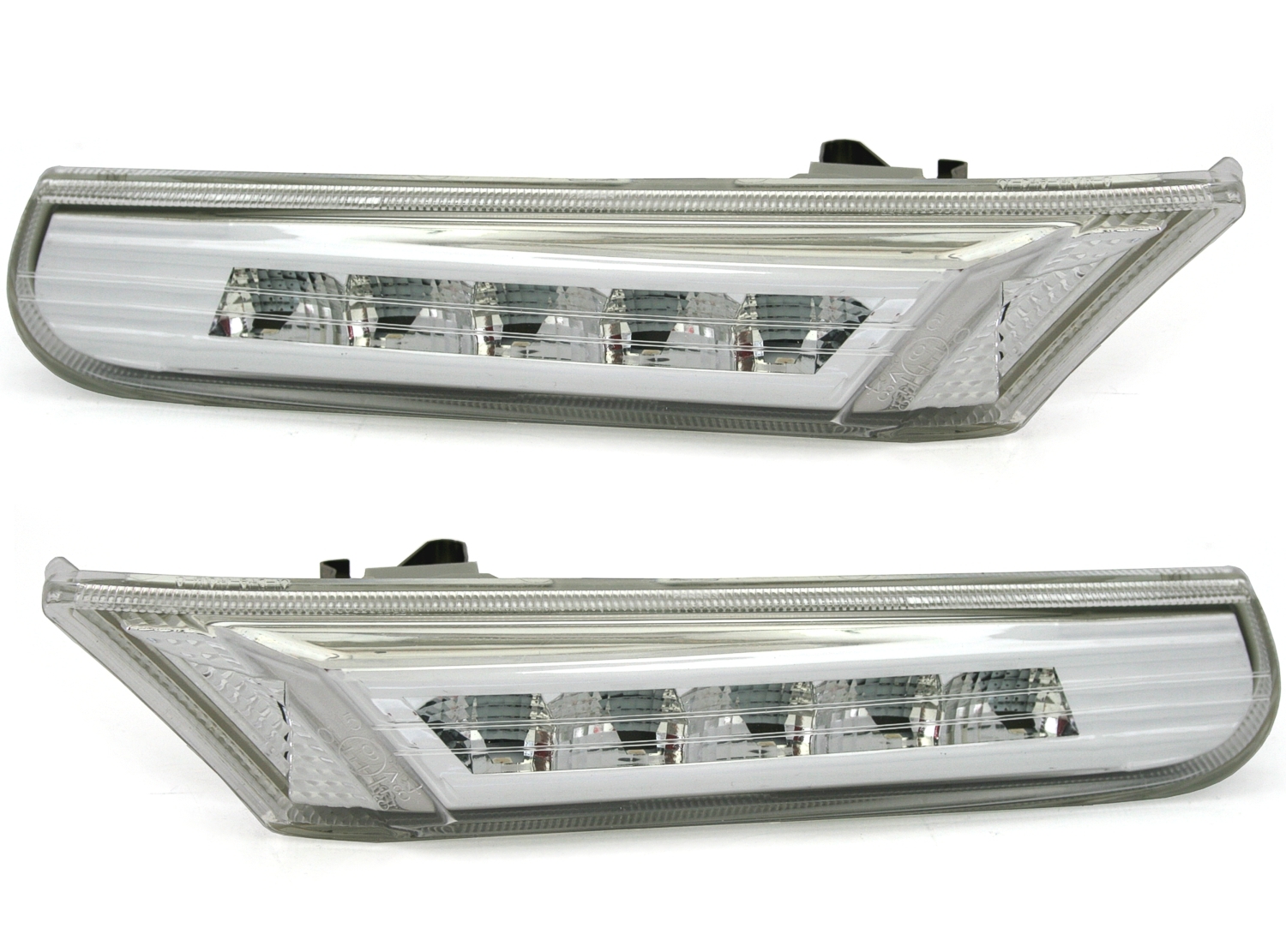 LED Seitenblinker für Porsche 996 + 986 in Chrom