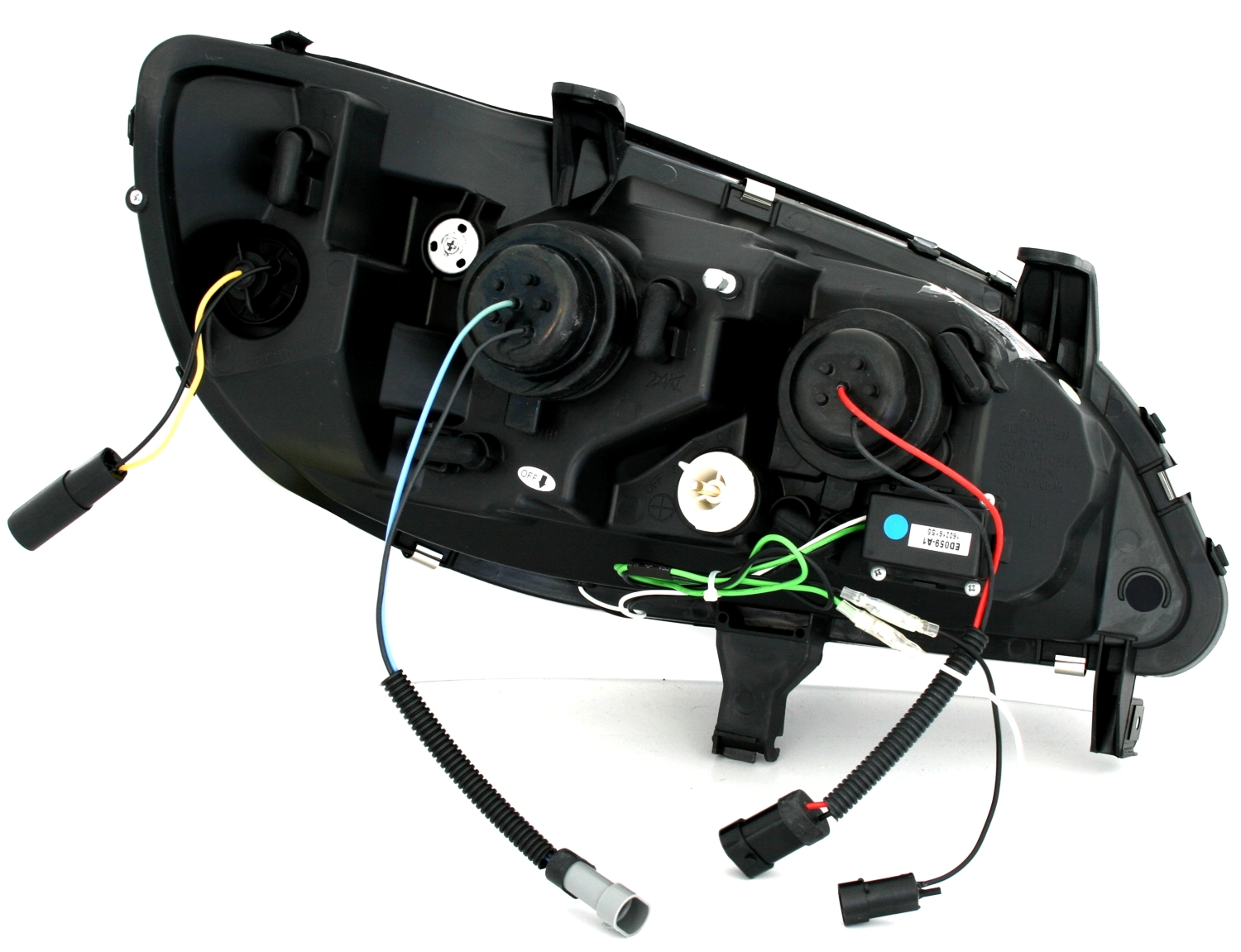 Scheinwerfer mit LED für Opel Zafira in Schwarz   