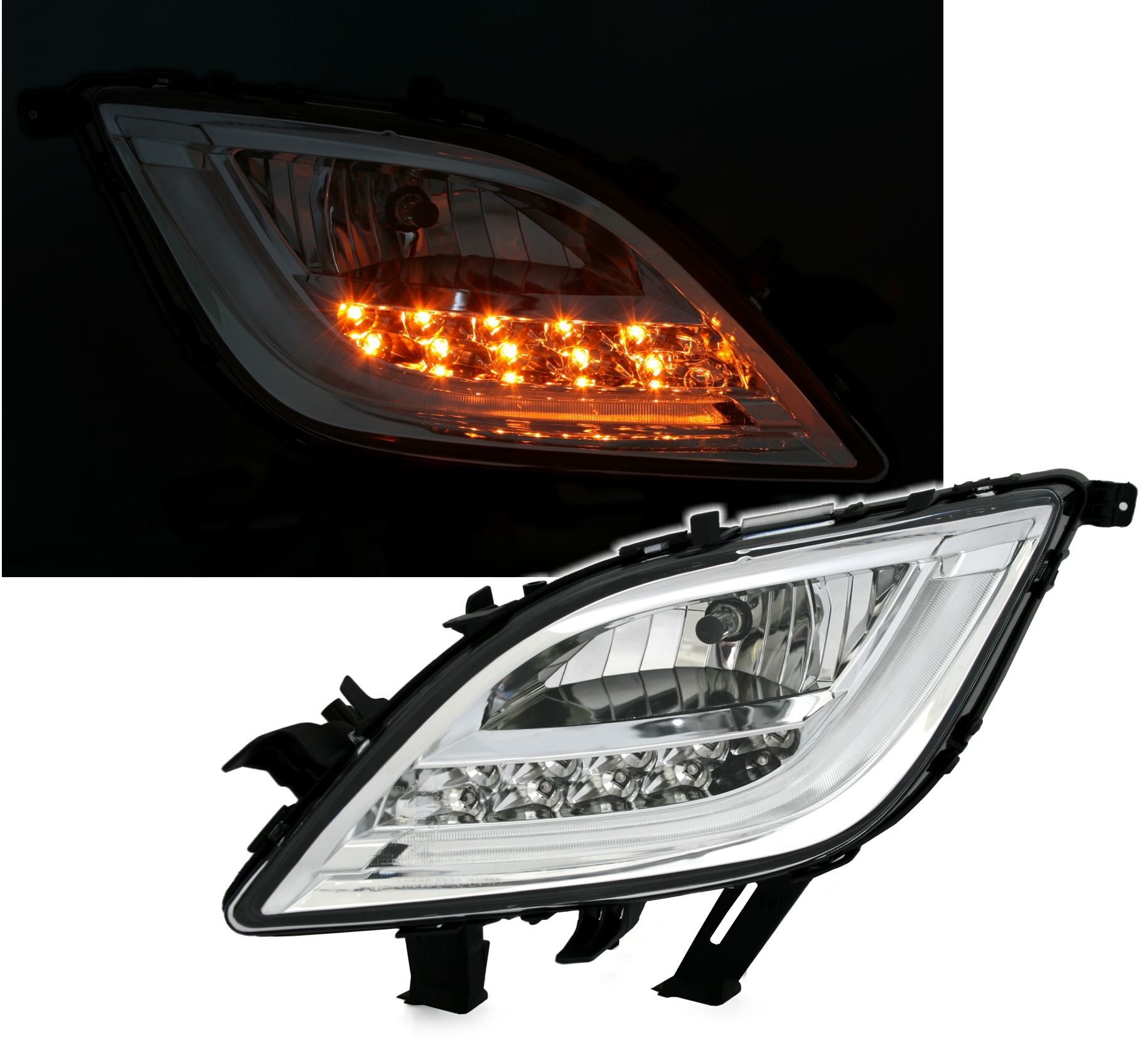 Nebelscheinwerfer für Opel Astra J mit LED Blinker