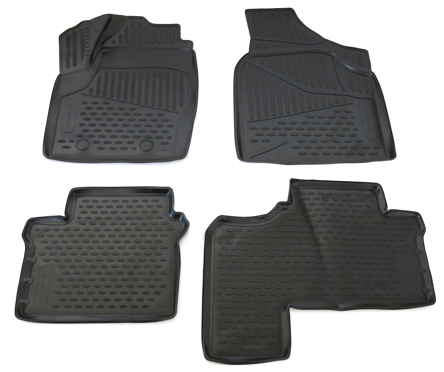 TPE Gummi Fußmatten für VW Sharan 1